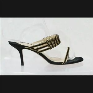 Christian Louboutin Black Suede Sandals